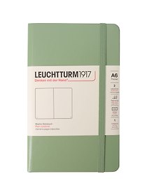 Записная книжка «Classic» А6, 93 листов, нелинованная, шалфей, Leuchtturm1917