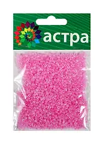 Набор д/творчества АСТРА Бисер 11/0 20гр 155 розовый/жемчужный