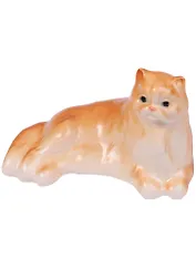 Статуэтка фарфор Персидский кот лежащий (5х8) (1464436)
