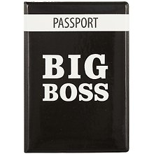 Обложка для паспорта Big boss (ПВХ бокс) (ОП2021-264)