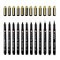 Ручки капиллярные черные 12шт "Pigma Micron Gold Limited Edition" 003-12, brush, PN - 1