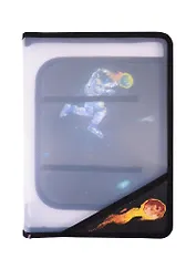 Папка для труда А4 "Галактика" пластиковая, молния с 3х сторон, внутр.блок для канц.принадлежностей