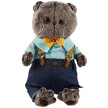 Игрушка мягкая Budi Basa, Басик в джинсах с подтяжками