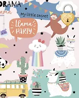 Блокнот с замочком. Лама и ее друзья (в подарочном коробе, 160 стр., цветной)