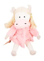 Мягкая Игрушка Maxitoys Luxury, Коровка Варвара в Розовой Шубке, 22см