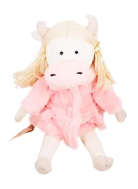 Мягкая Игрушка Maxitoys Luxury, Коровка Варвара в Розовой Шубке, 22см