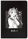 Записная книжка А6 28л. "Аниме.Девушка с письмом (Дзё)" сшивка, черн.внутр.блок