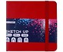Скетчбук «Sketch Up. Красный» 140 х 140, 80 листов, белый офсет 100г/м2, твердая подложка
