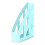 Лоток вертикальный "Office, Pastel" 75мм, пластик, голубой, ErichKrause