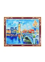 Алмазная мозаика 40х50см с подр.,с полн. заполн., камни разн. форм. (33 цв.) Лондон. Арт. WK005