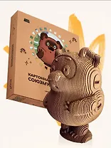 Конструктор из картона Декоративный бюст - 3D пазл Винни-Пух