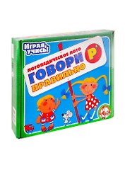 Лото логопедическое Говори правильно Р` 00354
