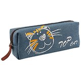 Пенал «Мордочка кота», 6 х 17.5 см
