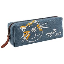Пенал «Мордочка кота», 6 х 17.5 см