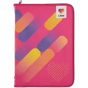 Папка для тетрадей А4 "Likee" 32,5*23*2,5, пластик, молния с трех сторон