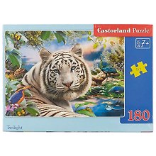 Пазл «Белый тигр» 180 элементов, Castorland