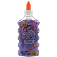 Клей для слаймов Elmers, 177 мл, с блёстками, фиолетовый