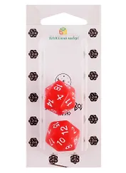 Классный набор: Двадцатки. Кубик d20 2 шт. Для нард и настольных игр