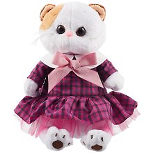 Игрушка мягкая Budi Basa, Ли-Ли в платье в клетку LK27-040
