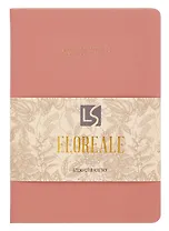 Записная книжка А6+ 136 листов, клетка, "Floreale. Cedar Rose"