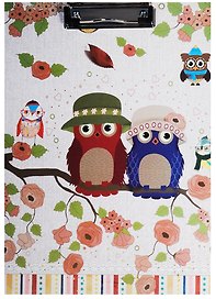 Планшет «Owls», А5, картон, в ассортименте