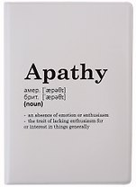 Обложка для паспорта Apathy (словарь) (ПВХ бокс)