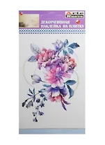 DN-T Декоративная наклейка для плитки Синий букетик (упаковка)