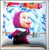 Подушка декоративная антистресс Маша и Медведь (2600/РЗ) (20 см)