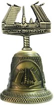 Колокольчик с фигуркой  "Мосты" цвет бронза