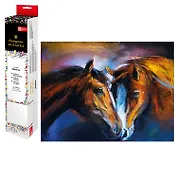 Набор для творчества. Алмазная мозаика "Пара лошадей", 30 х 40 см