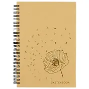 Скетчбук «Хрупкий цветок», 80 листов, А5