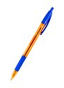 Шариковая ручка синяя автоматическая 0,7 мм, R-301 Orange Amber Matic&Grip, Erich Krause