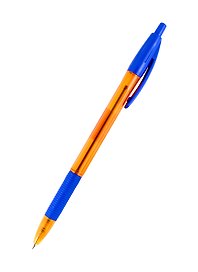Шариковая ручка синяя автоматическая 0,7 мм, R-301 Orange Amber Matic&Grip, Erich Krause