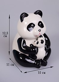 Копилка керамика Панда с детенышем (13,5 см) (543351)