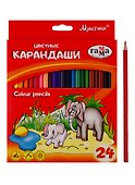 Карандаши цветные «Мультики», ГАММА, 24 цвета - 2