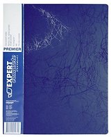 Папка А4 Премьер с металлическим прижимом Expert Complete Premier синяя до 150л.