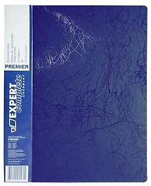 Папка с металлическим прижимом «Премьер», А4, до 150 л., синяя, Expert Complete