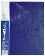 Папка А4 Премьер с металлическим прижимом Expert Complete Premier синяя до 150л.