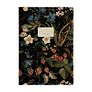 Записная книжка А6 32л лин. "FLORA.ЛЕСНЫЕ ЯГОДЫ" мат.лам.soft-touch, фольга, скрепка, Bruno Visconti