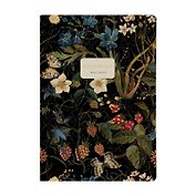 Записная книжка А6 32л лин. "FLORA.ЛЕСНЫЕ ЯГОДЫ" мат.лам.soft-touch, фольга, скрепка, Bruno Visconti