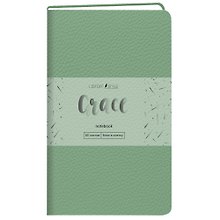 Записная книжка «Grace. Мятный» А6, 80 листов в клетку, экокожа, Listoff