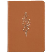 Ежедневник недатированный «Sprig» А6+, коричневый, 96 листов, экокожа, InFolio
