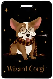 Чехол для карточек Wizard Corgi