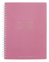 Тетрадь 120 листов в клетку "Blossom. Irises", фиолетовый, на спирали