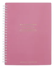 Тетрадь 120 листов в клетку "Blossom. Irises", фиолетовый, на спирали