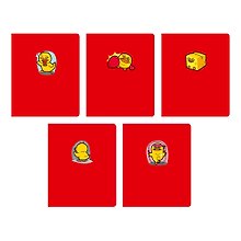 Тетрадь общая «Total Red. Ducks», 48 листов в клетку, А5, в ассортименте - Listoff