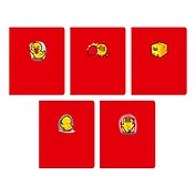 Тетрадь в клетку Listoff, "Total Red. Ducks", 48 листов, в ассортименте