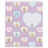 Тетрадь в клетку Academy Style, "Котомания", 12 листов, в ассортименте