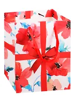 Пакет подарочный "Маки", А5