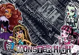 Подложка на стол д/лепки и рисования Академия Групп А4 (21*30см) Monster High